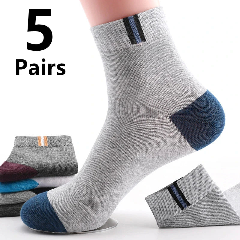 1pairs Men's Fashion Cotton Breathable Comfortable Ankle Socks