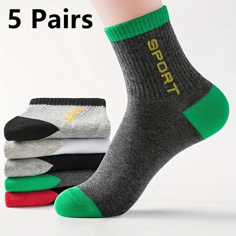 1pairs Men's Fashion Cotton Breathable Comfortable Ankle Socks