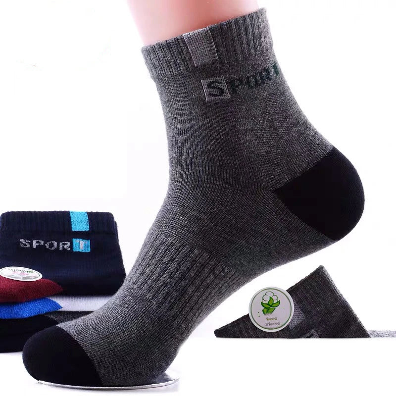 1pairs Men's Fashion Cotton Breathable Comfortable Ankle Socks