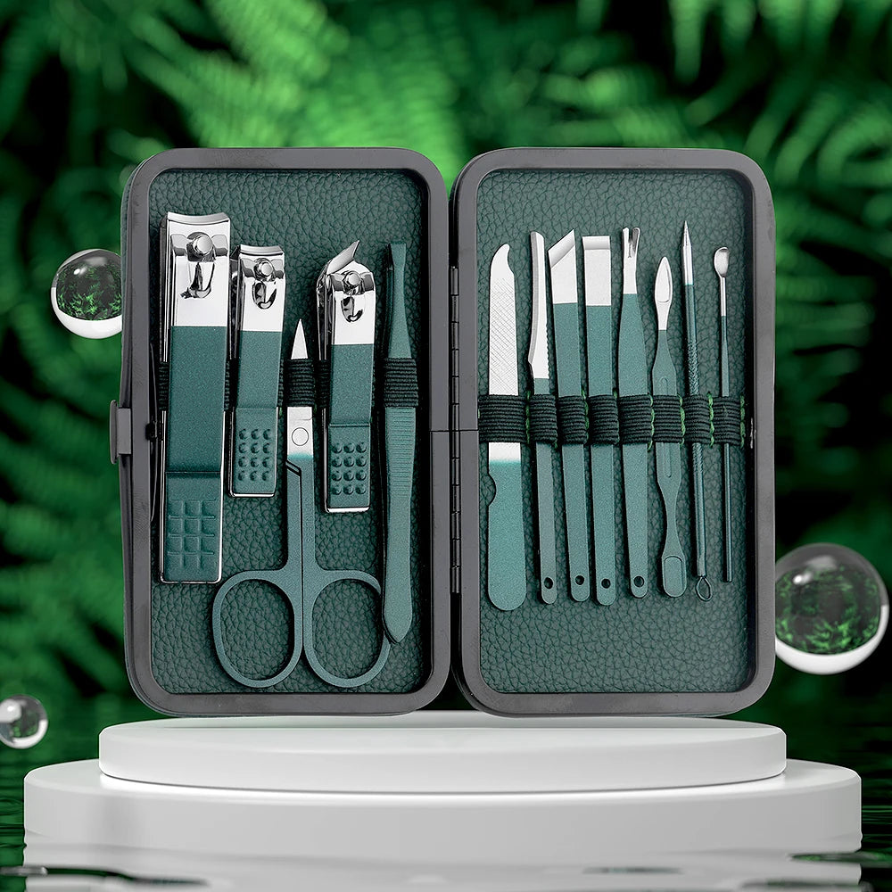Stainless Steel Nail Cutter and Pedicure Scissors Set