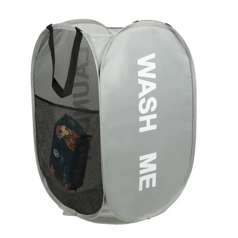 Mesh Pop-up Laundry Basket, Laundry Basket