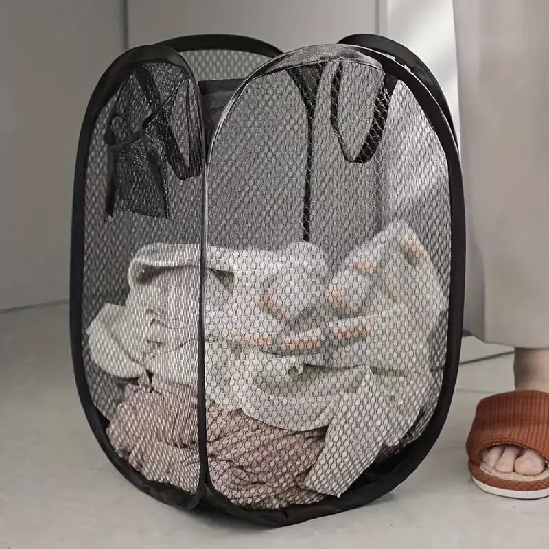 Mesh Pop-up Laundry Basket, Laundry Basket