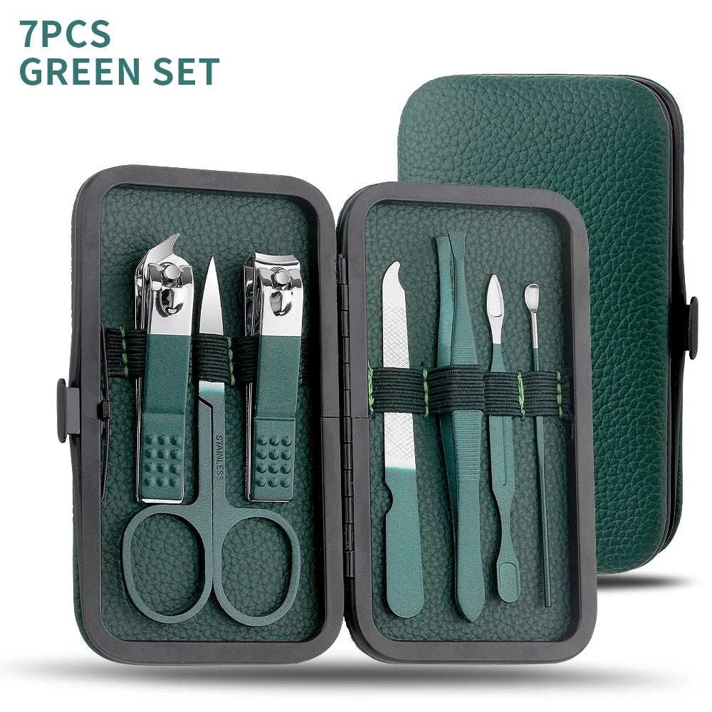 Stainless Steel Nail Cutter and Pedicure Scissors Set