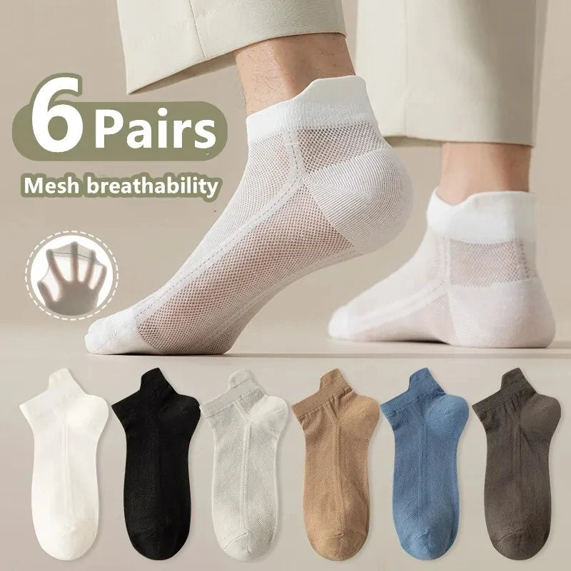 1pairs Men's Fashion Cotton Breathable Comfortable Ankle Socks