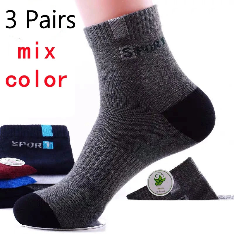 1pairs Men's Fashion Cotton Breathable Comfortable Ankle Socks