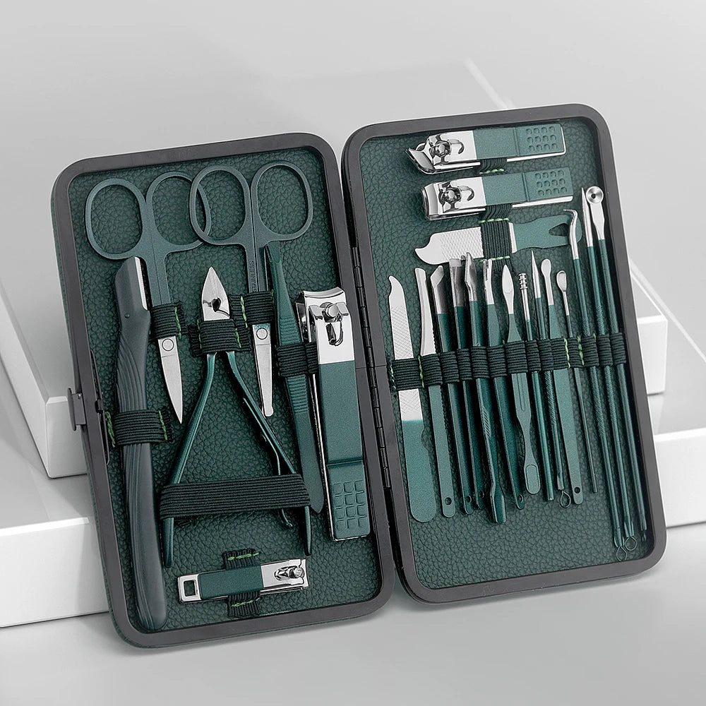 Stainless Steel Nail Cutter and Pedicure Scissors Set