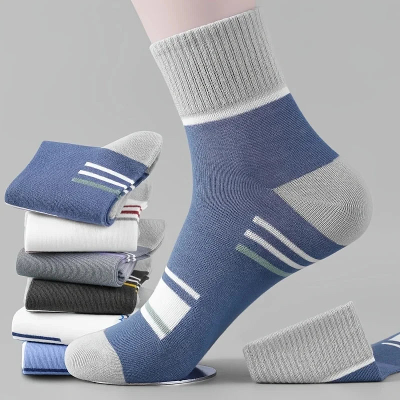 1pairs Men's Fashion Cotton Breathable Comfortable Ankle Socks